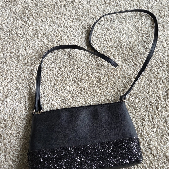 Kate Spade Black Sparkle Crossbody Bag - Picture 3 of 5